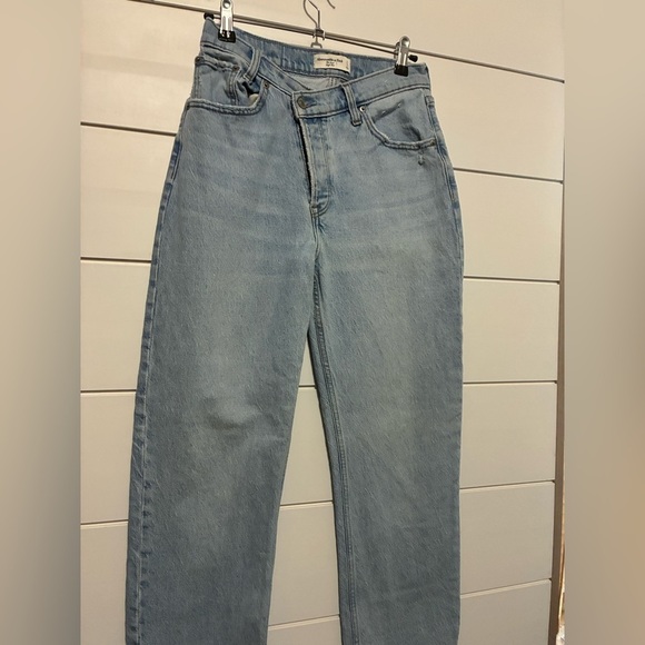 Abercrombie & Fitch 90’s style dad high rise jeans 27/4R - Picture 10 of 14